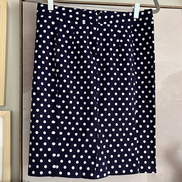 Pixley Polka Dot Pencil Skirt, Size M - Picture 6 of 13